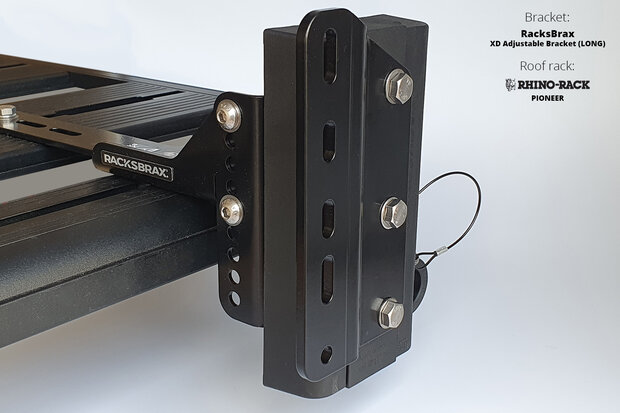 Racksbrax 9114 XD universele metalen adapterplaten set o.a. Bushwakka (2 stuks-double) 