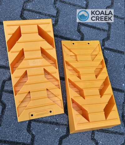 KOALA CREEK® LEVEL-IT complete  set met 2 levellers, 2 keggen en waterpas in tas