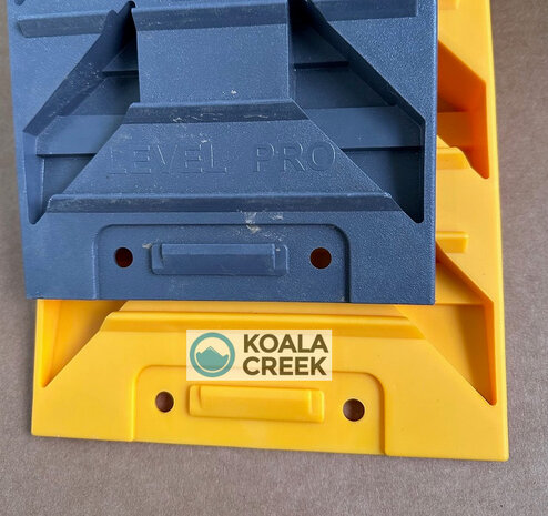 KOALA CREEK® LEVEL-IT complete  set met 2 levellers, 2 keggen en waterpas in tas