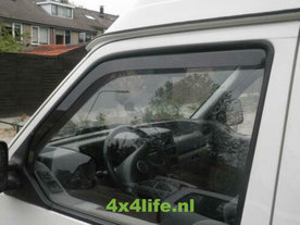 set SMOKE ZIJRAAMSCHERMEN Toyota Landcruiser  RJ-LJ70 - 2 deurs t/m 1998