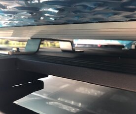 KOALA CREEK® Universele RVS daktent steunset a 4 stuks