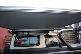 KOALA CREEK®  EXPLORER 4x4 luifel grijs 200x250 cm. Rip-Stop polyester/katoen 