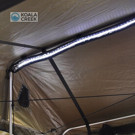 KOALA CREEK daktent LED strip - 3 kleuren dimbaar - 120 cm - USB-A