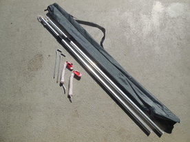 KOALA CREEK® luifel stokken set 215 cm aluminium verstelbaar 